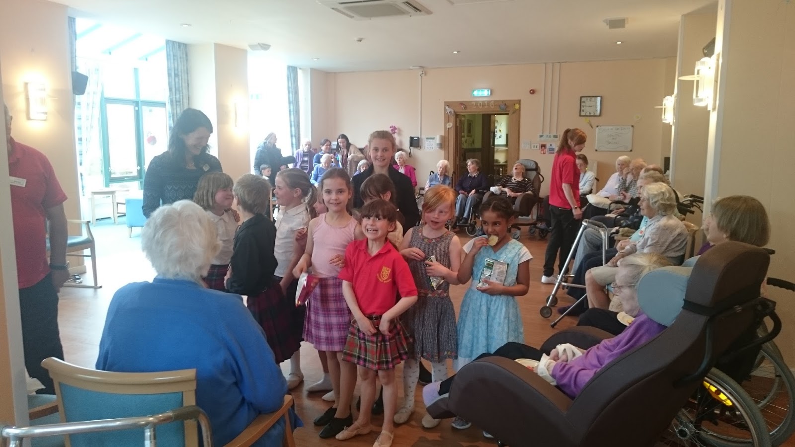 Parent Council Highland Dance Club at St Raphael’s Care Home Sciennes